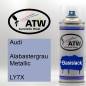 Preview: Audi, Alabastergrau Metallic, LY7X: 400ml Sprühdose, von ATW Autoteile West.